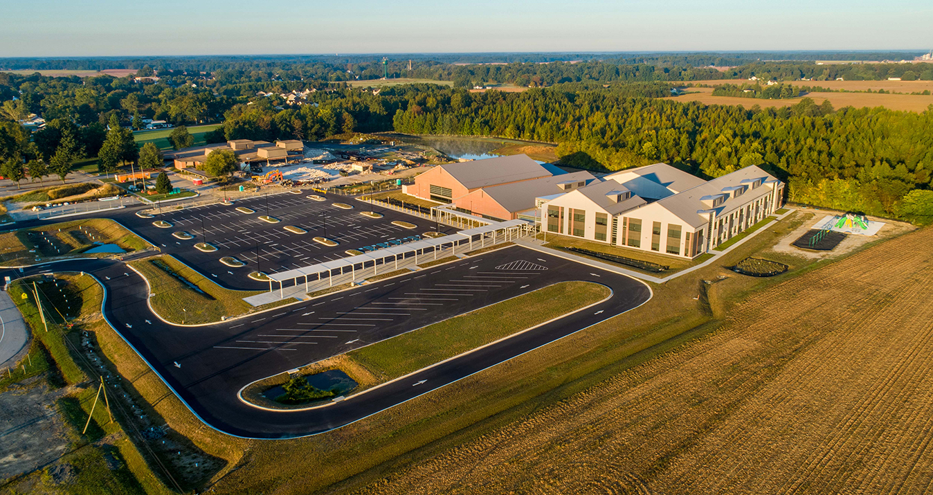 Greensboro Elementary Aerial